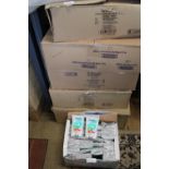 Five boxes of compact wet wipes