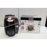 A Bosch coffee machine & fondue set