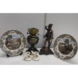 A selection of collectables including Spode