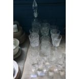 A good selection of assorted cut glass crystal. Collection only