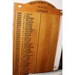 Oak Shield from Painthorpe House Golf Club h142cm (no in-house postage)
