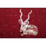 A Swarovski crystal animal figure