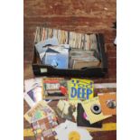 Large quantity of mixed genre Single records