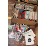 Large quantity of mixed genre Single records