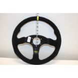 A OMP steering wheel
