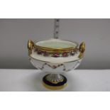 A Royal Cauldron hand painted footed bowl