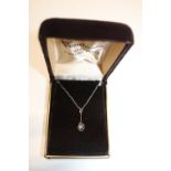 A 925 silver chain & pendant