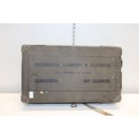 A vintage Harrogate Laundry & Cleaners box