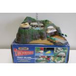 A vintage boxed Thunderbirds Tracy Island