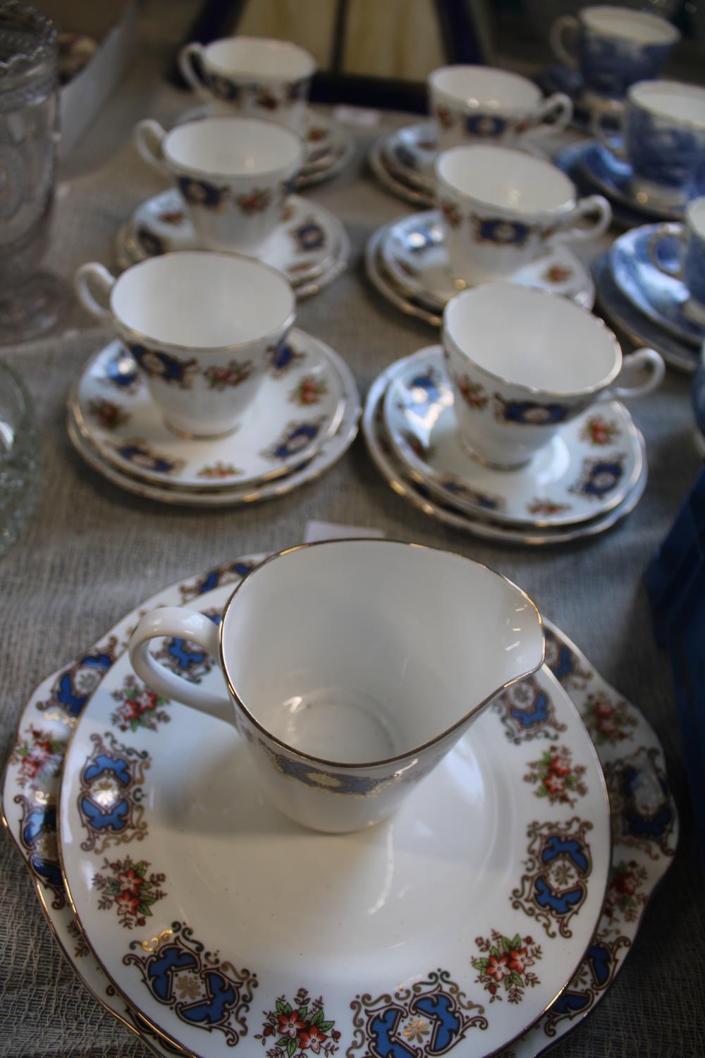 A vintage Royal Sutherland tea service