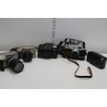 A selection of assorted cameras