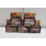 Five boxed Corgi Fire Heroes die-cast models