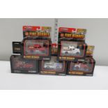 Five boxed Corgi Fire Heroes die-cast models