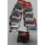 Nine boxed Majorette die-cast models