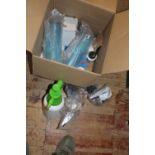 A box of misc new products