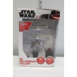 A boxed Star Wars model