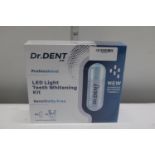 A LED light teeth whitening kit