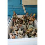 A large job lot of assorted ceramic figures. Postage unavailable