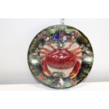 A Portuguese Majolica , Pallisy crab plate