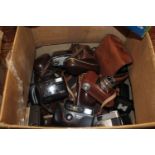 A large qty of vintage cameras & accessories