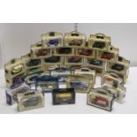A large selection of boxed die-cast models