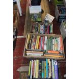 A job lot of assorted antique & vintage books & other. Postage unavailable