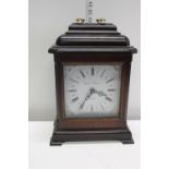 A English Elegance Quartz bracket clock converted for battery use a/f