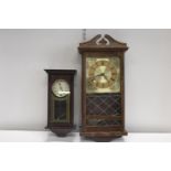 A London Clock Company wall clock & one other a/f postage unavailable