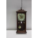 A Emperor wall clock converted for battery use a/s postage unavailable