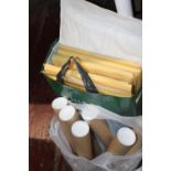 A job lot of envelopes and mailing tubes