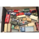 A job lot of play worn Dinky die-cast models