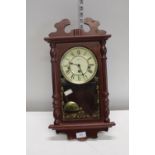 A vintage Hermle German wall clock a/f postage unavailable