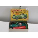A vintage Vanwall racing car in original box in mint condition