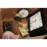 A job lot of assorted clocks a/f postage unavailable