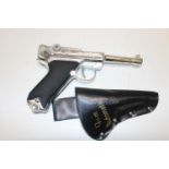 A vintage Lone Star child's luger pistol & holster