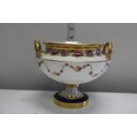 A Royal Cauldron porcelain footed bowl