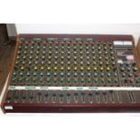 A vintage mixing desk 'September Sound Equipment' postage unavailable