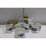 A mid century Alfred Meakin tea service