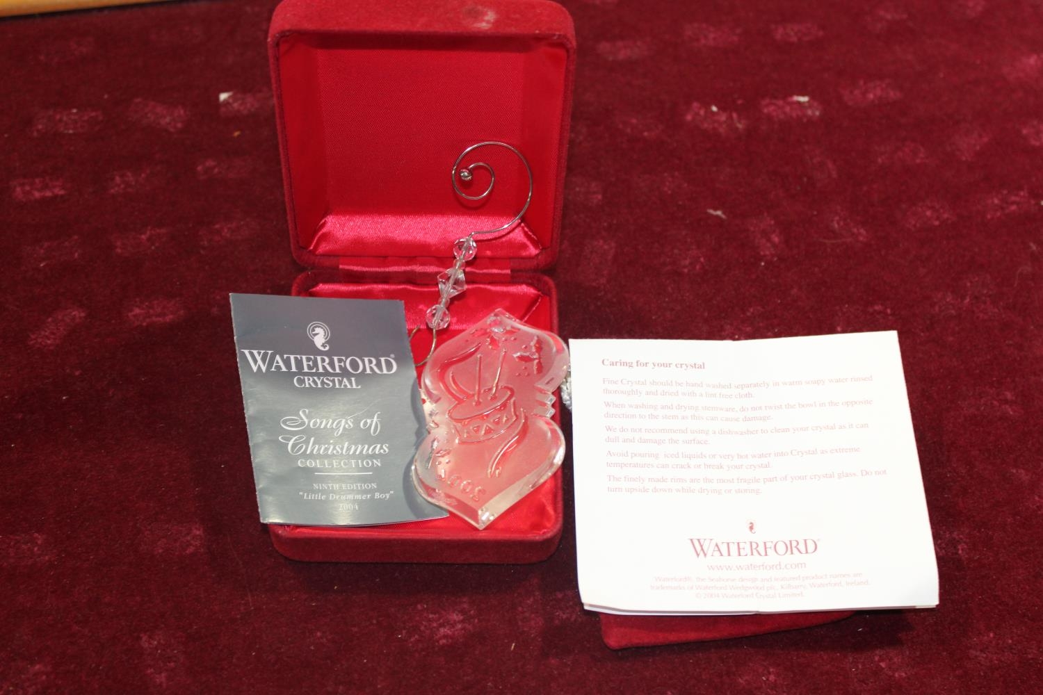 A Waterford Crystal Christmas 2004 tree ornament