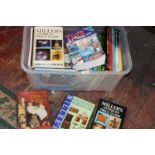 A job lot of assorted hard back collectors books 'no postage available'