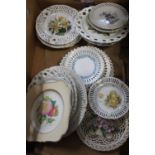 A job lot of collectors plates 'no postage available'