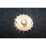 A 9ct gold brooch front ( for scrap) 4.65 grams