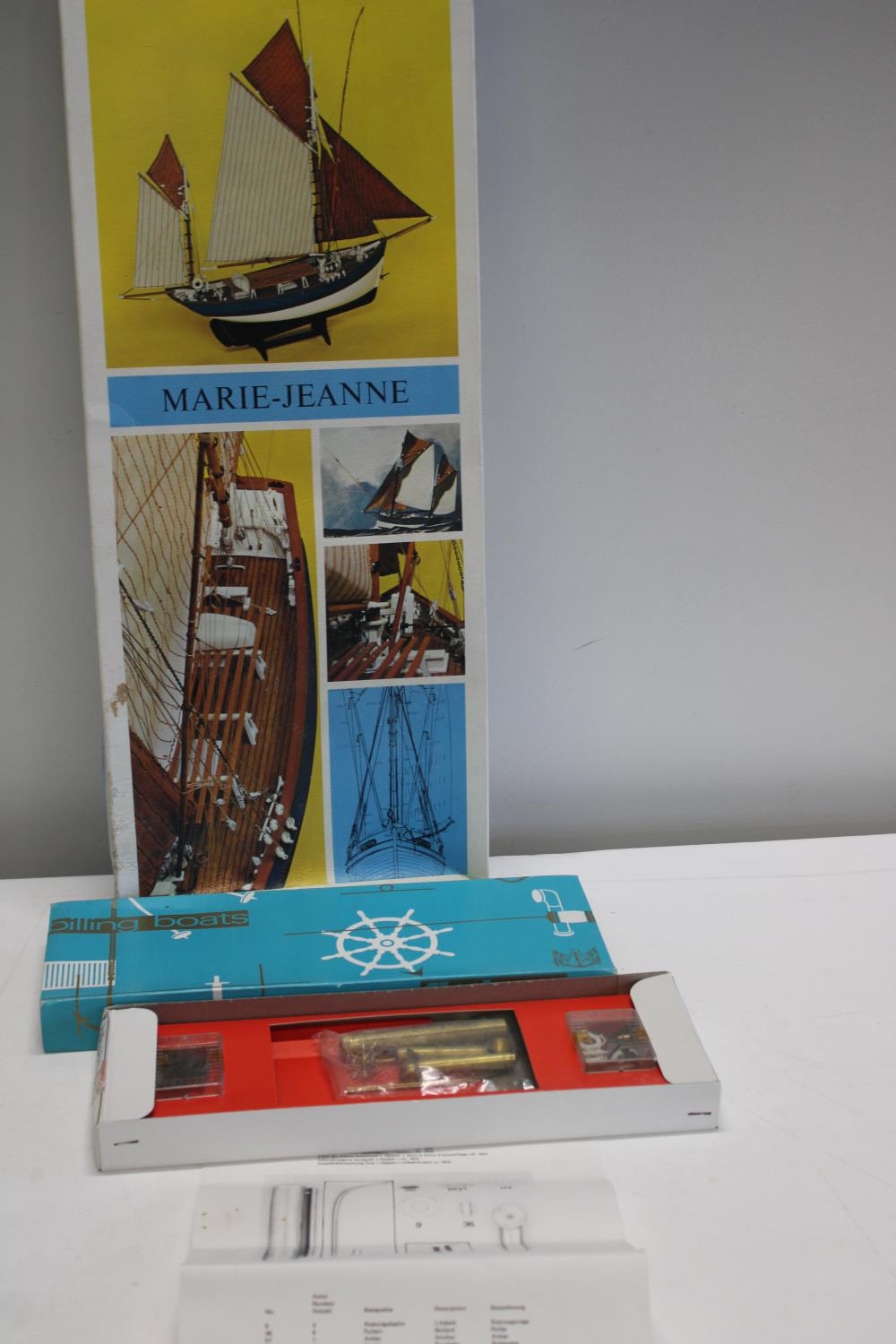 Billing boat model and accessory kit