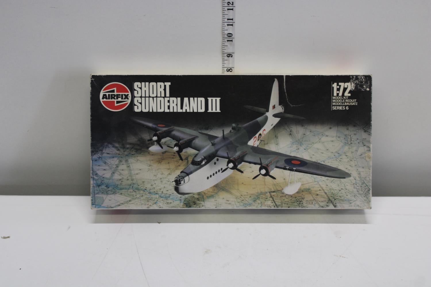 A boxed Airfix short Sunderland air 3 model