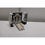 A rare Chanel Limited Edition Number 5 miniature in Display case featuring fold-out runway with