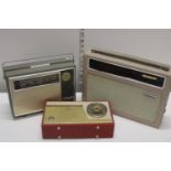 Three vintage radios