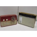 Two vintage pilot radios