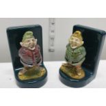 A pair of Wade (Larry & Lester) elf bookends