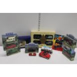 A job lot of boxed die-cast models & other