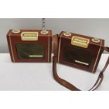 Two vintage Eveready Sky Leader radios